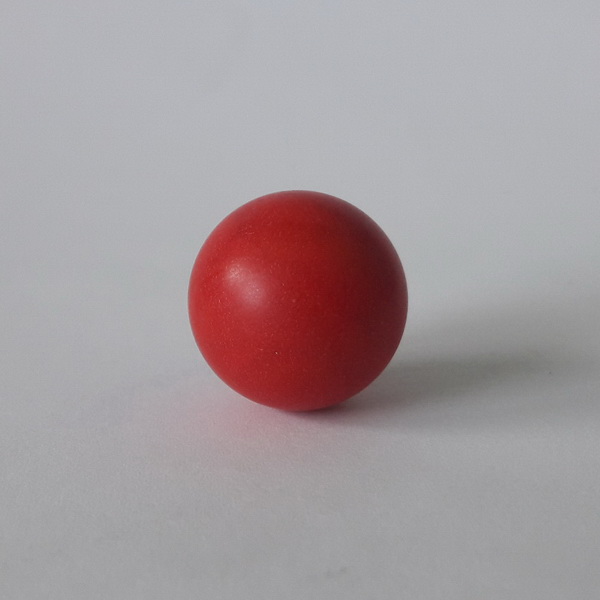Sfera Ø 19,000 mm. Polipropilene PPH Rosso