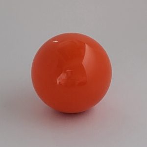 Pallina ricambio Calcio Balilla Resina &Oslash; 34 mm. Arancio