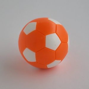 Pallina ricambio Calcio Balilla &Oslash; 36 mm. Bianca e Arancio