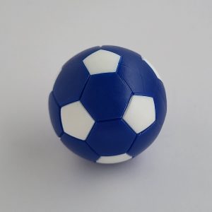 Pallina ricambio Calcio Balilla &Oslash; 36 mm. Bianca e Blu