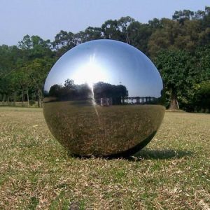Sfera cava &Oslash; 500 mm. AISI 304 SILVER (spess 1,5 mm)
