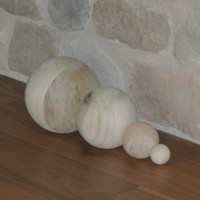 Sfera Ø 250 mm. LEGNO FAGGIO/TIGLIO