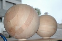 Sfera &Oslash; 350 mm. LEGNO TULIPIER 
(SU ORDINAZIONE)