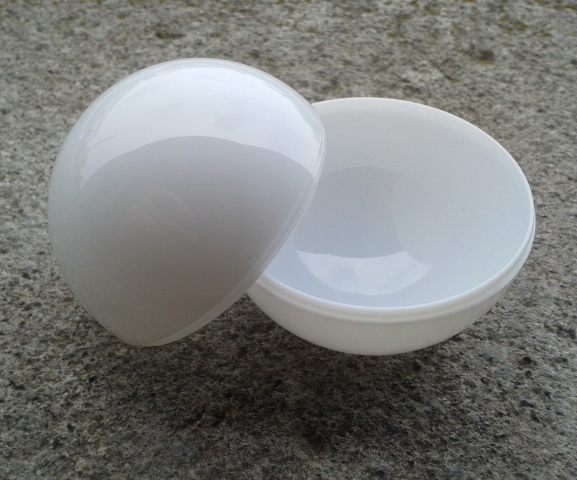 Sfera Ø 50 mm. Polistirene BIANCO senza gancio