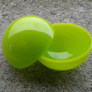 Sfera &Oslash; 50 mm. Polistirene VERDE MELA senza gancio
