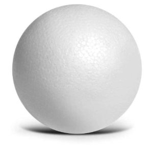 Sfera &Oslash; 60 mm. (6 cm.) POLISTIROLO PIENA