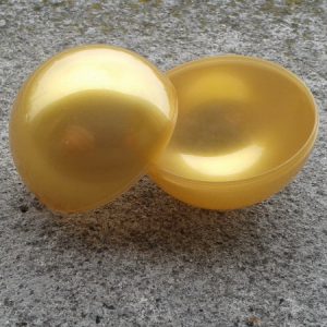 Sfera &Oslash; 120 mm. Polistirene ORO senza gancio