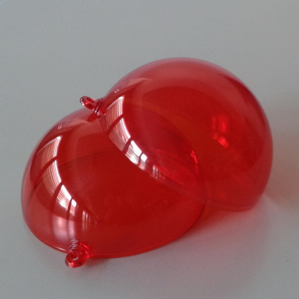 Sfera Ø 120 mm. Polistirene Rossa Trasparente