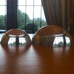 Mezza Sfera &Oslash; 40 mm. CRISTALLO TRASPARENTE