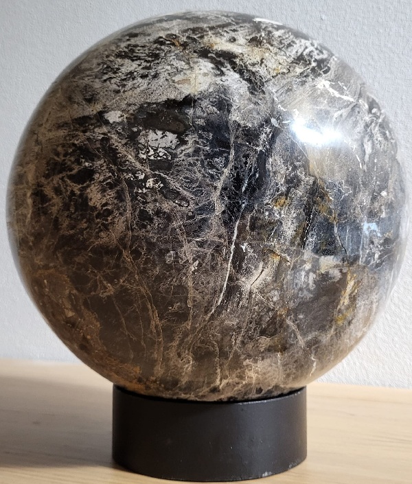 Sfera LEGNO FOSSILE diam 300 mm.