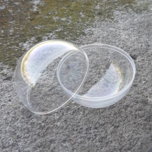 Sfera &Oslash; 50 mm. Polistirene trasparente senza gancio